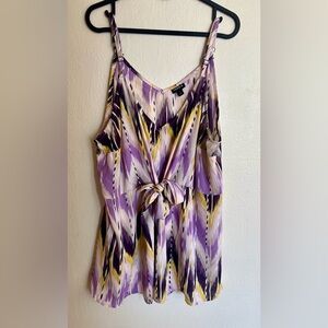 Torrid Peplum Tie Front Cami